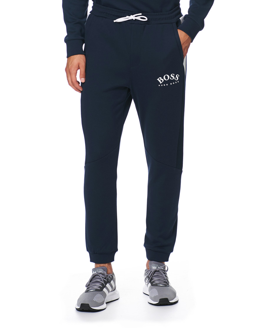 Herr | Byxor | BOSS GREEN | BOSS Athleisure Hadiko Sweatpants Navy