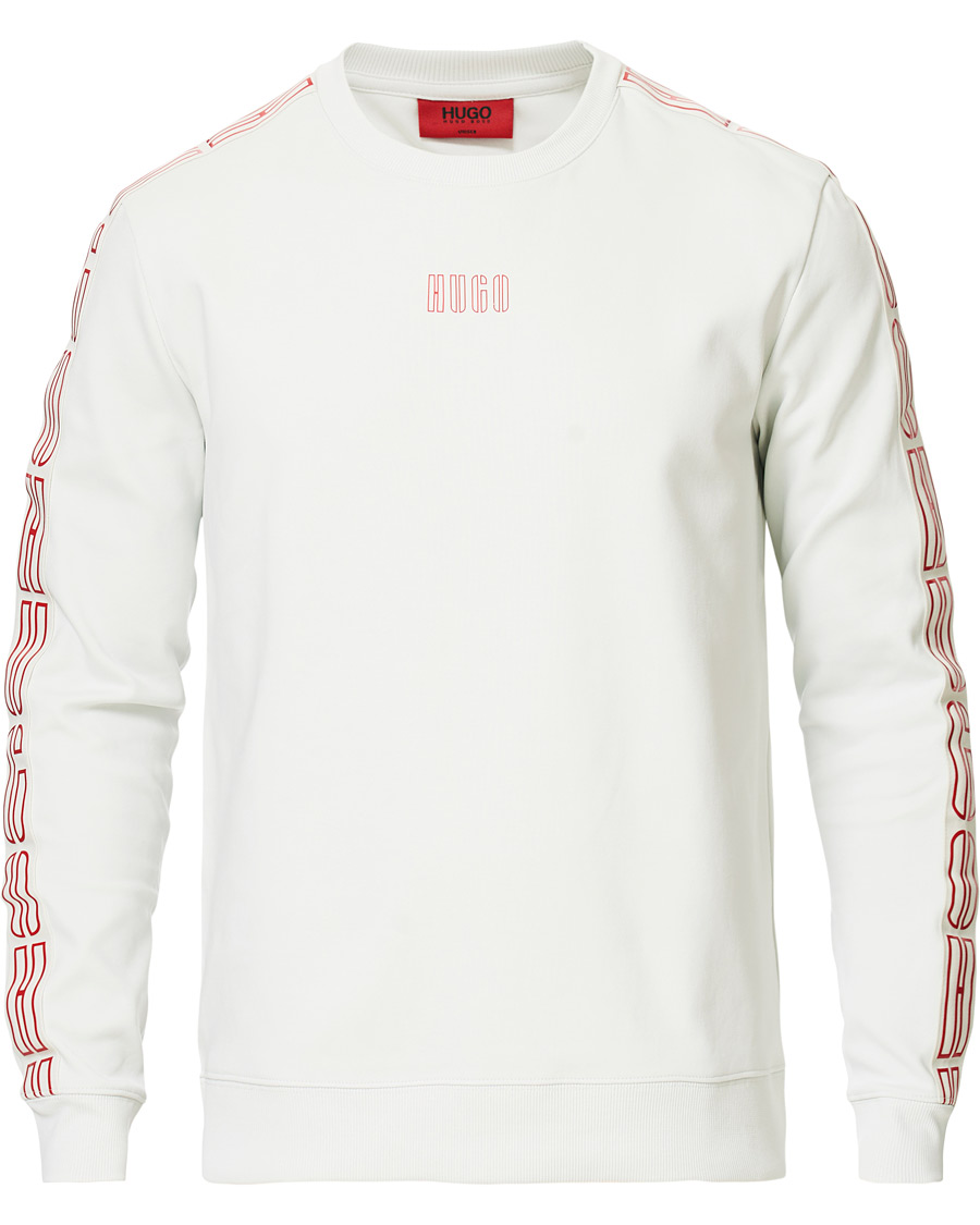 Herr | Tröjor | HUGO | Doby Logo Sweatshirt Natural