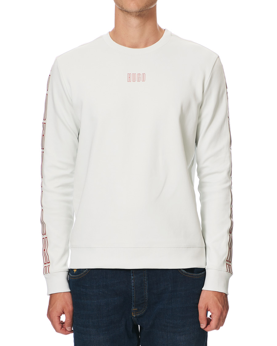 Herr | Tröjor | HUGO | Doby Logo Sweatshirt Natural