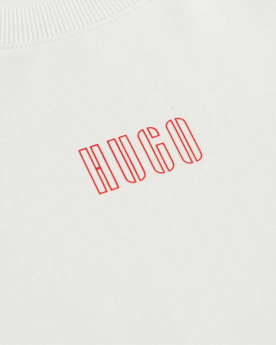 Herr | Tröjor | HUGO | Doby Logo Sweatshirt Natural