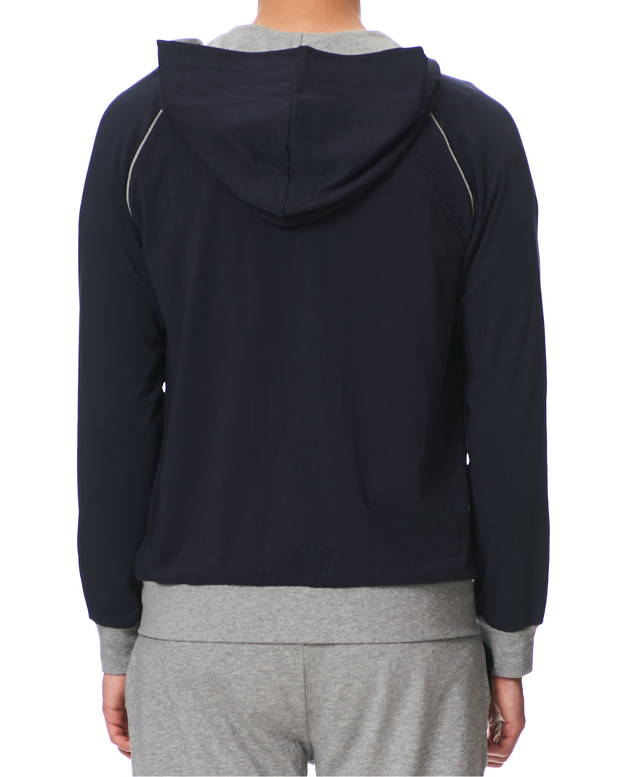 Herr | Tröjor | BOSS BLACK | BOSS Mix & Match Full Zip Hoodie Dark Blue