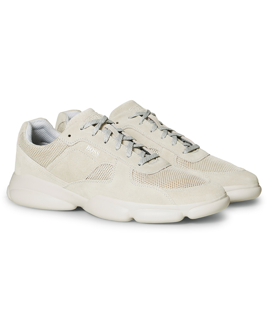 Herr | BOSS Rapid Running Sneaker Grey Suede | BOSS BLACK | BOSS Rapid Running Sneaker Grey Suede