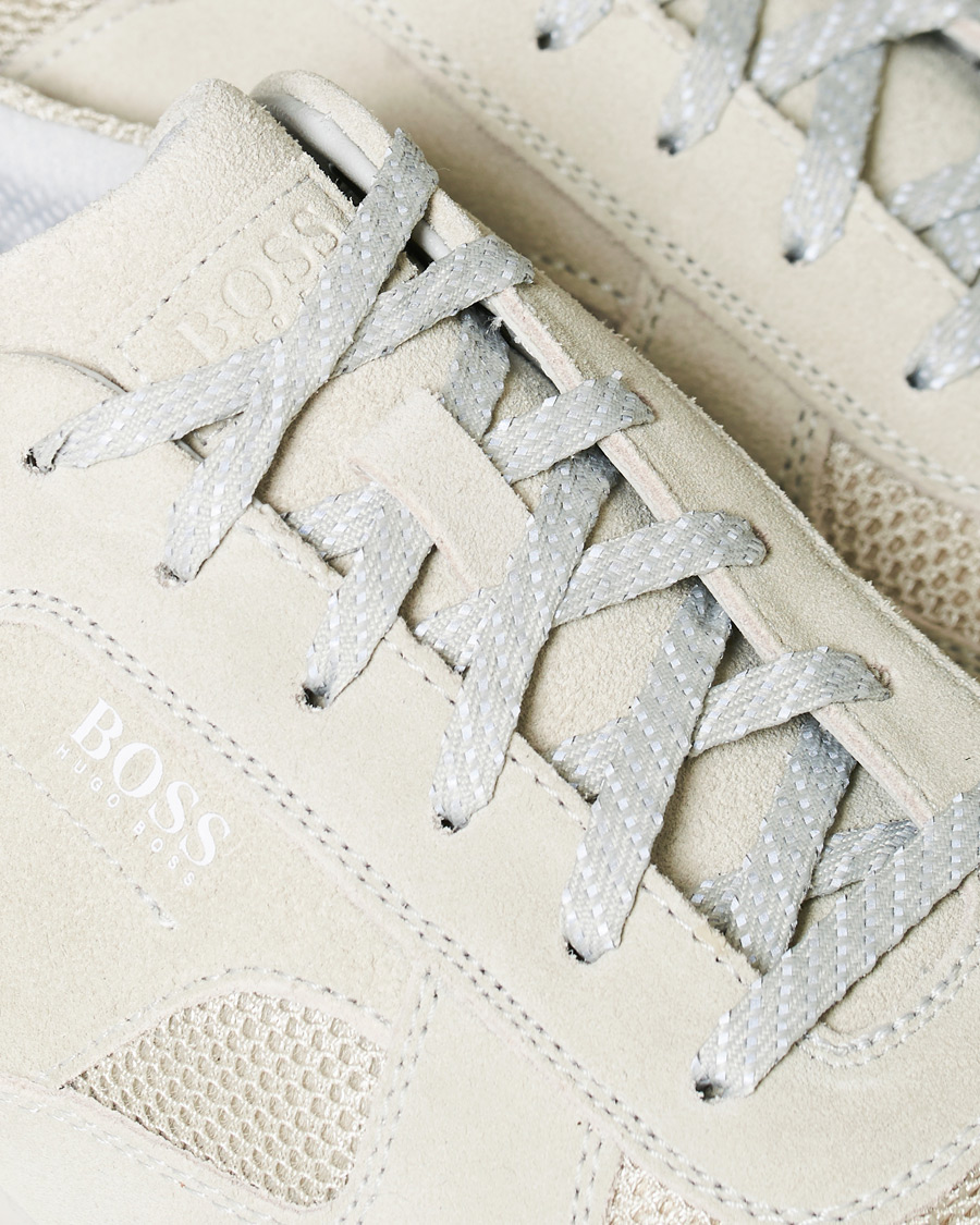 Herr | BOSS Rapid Running Sneaker Grey Suede | BOSS BLACK | BOSS Rapid Running Sneaker Grey Suede