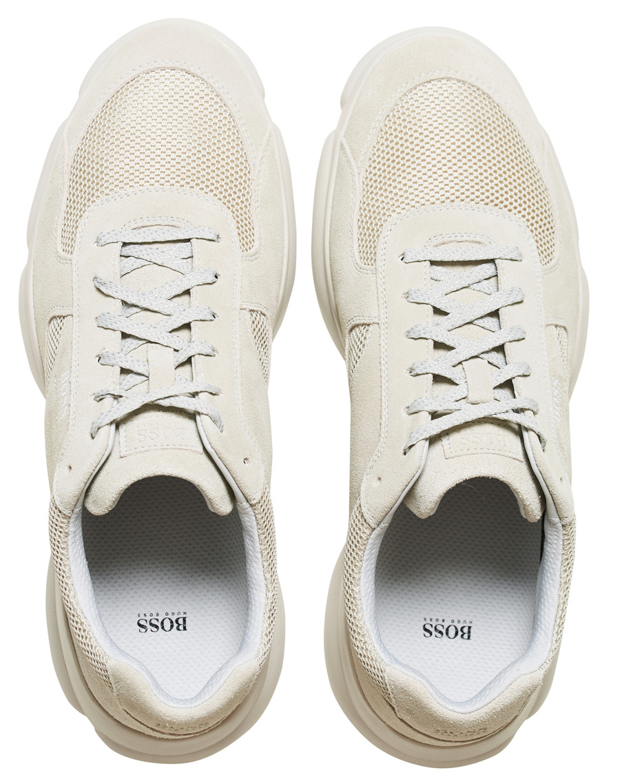 Herr | BOSS Rapid Running Sneaker Grey Suede | BOSS BLACK | BOSS Rapid Running Sneaker Grey Suede