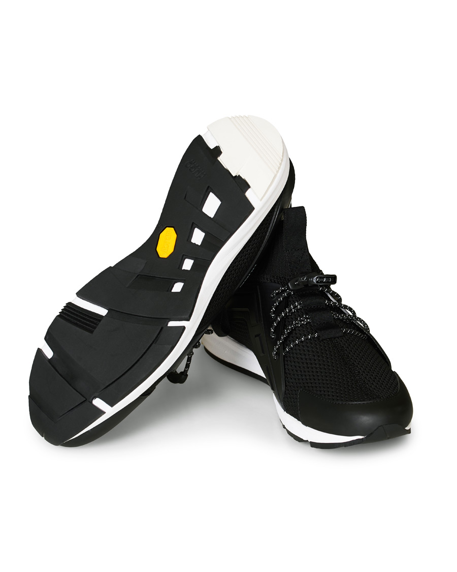 Herr | HUGO Hybrid Mesh Running Sneaker Black | HUGO | Hybrid Mesh Running Sneaker Black