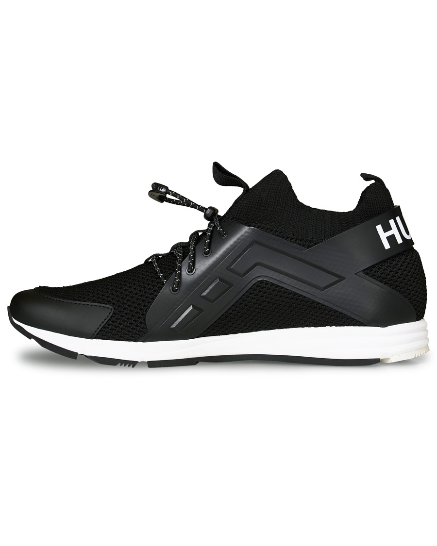 Herr | HUGO Hybrid Mesh Running Sneaker Black | HUGO | Hybrid Mesh Running Sneaker Black