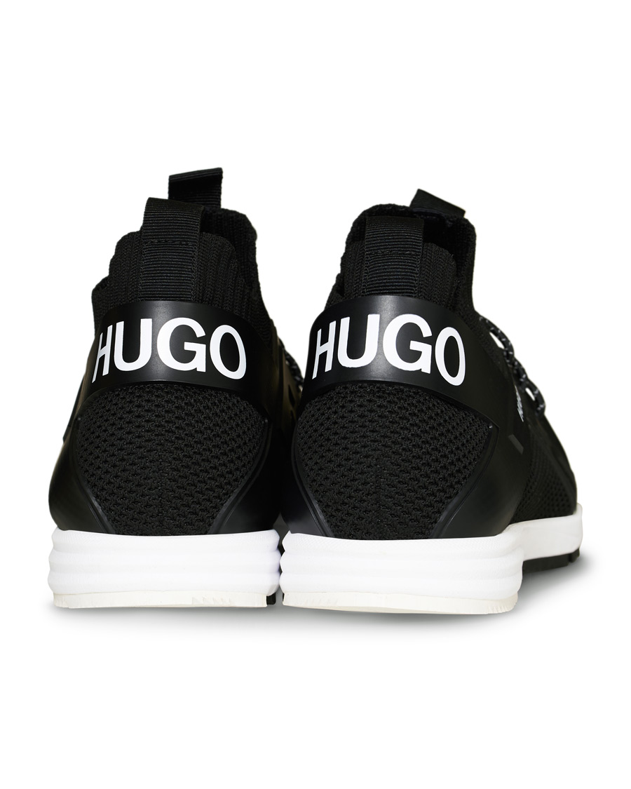 Herr | HUGO Hybrid Mesh Running Sneaker Black | HUGO | Hybrid Mesh Running Sneaker Black