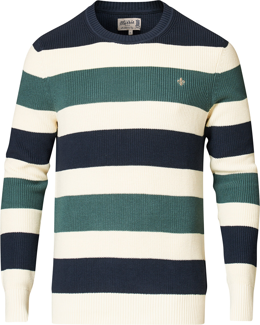 Herr | Tröjor | Morris | Cardew Stripe O-neck Sweater Multi