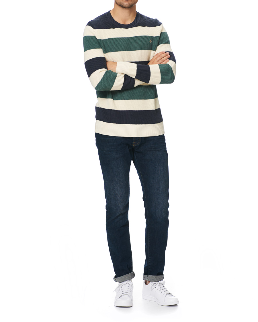 Herr | Tröjor | Morris | Cardew Stripe O-neck Sweater Multi