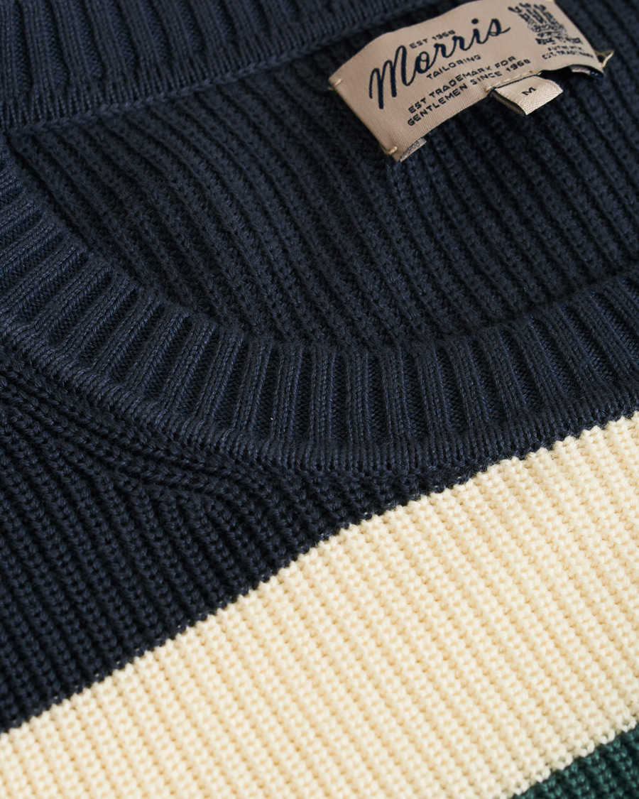 Herr | Tröjor | Morris | Cardew Stripe O-neck Sweater Multi