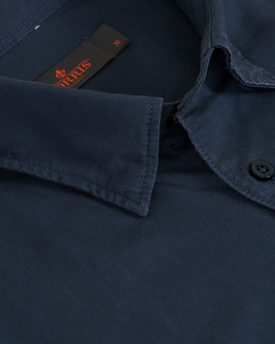 Herr | Skjortor | Morris | Alvin Tencel Shirt Navy