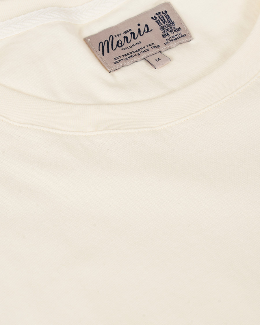 Herr | T-Shirts | Morris | Léonce Crew Neck Tee Off White