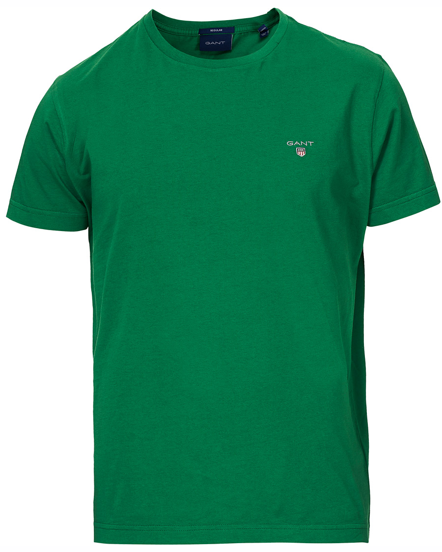 Herr | T-Shirts | GANT | Original Crew Neck Tee Amazon Green