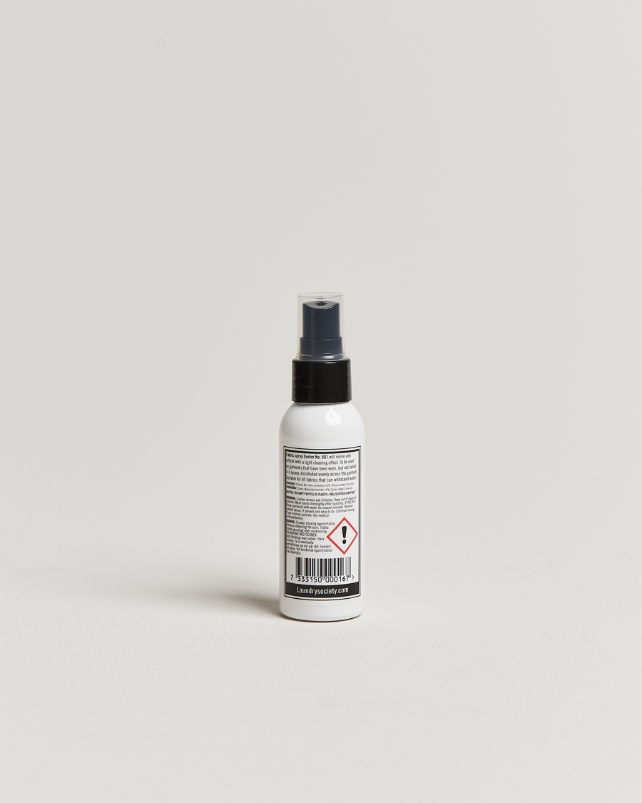 Herr | Laundry Society Travel Size Denim Wash Spray No 501 50ml | Laundry Society | Travel Size Denim Wash Spray No 501 50ml