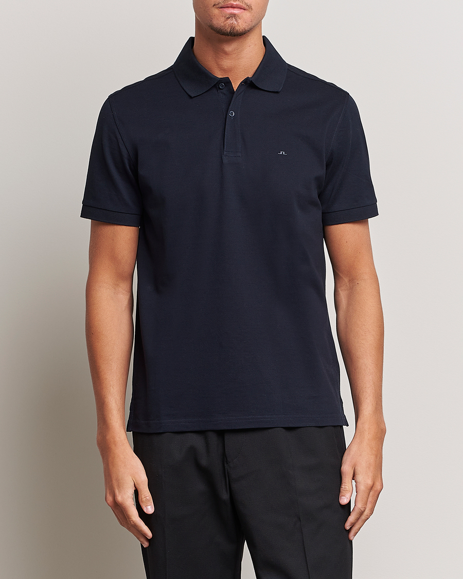 Herr | Kortärmade pikéer | J.Lindeberg | Troy Polo Pique Navy