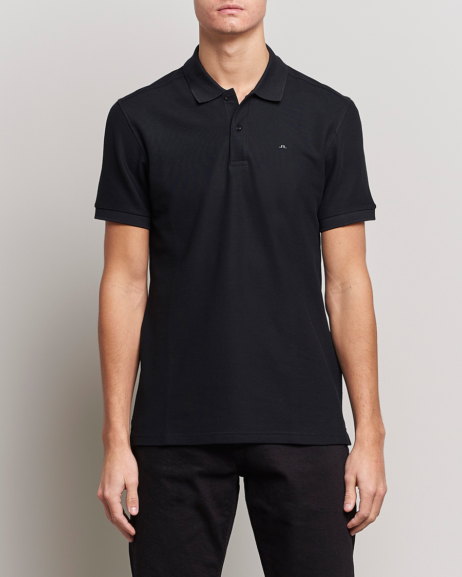 Herr | Kläder | J.Lindeberg | Troy Polo Pique Black