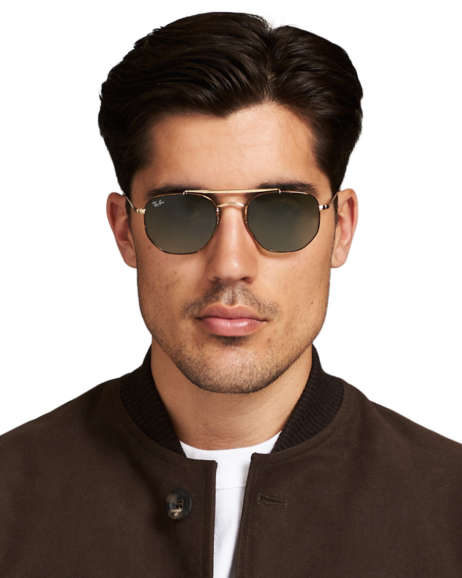 Ray Ban 0RB3648 The Marshal Sunglasses Havana Green Gradient