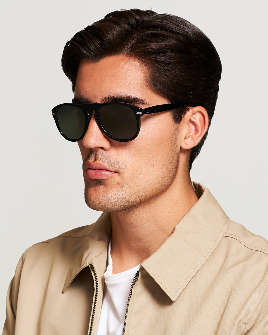 Herr | Accessoarer | Persol | 0PO0649 Sunglasses Black/Crystal Green