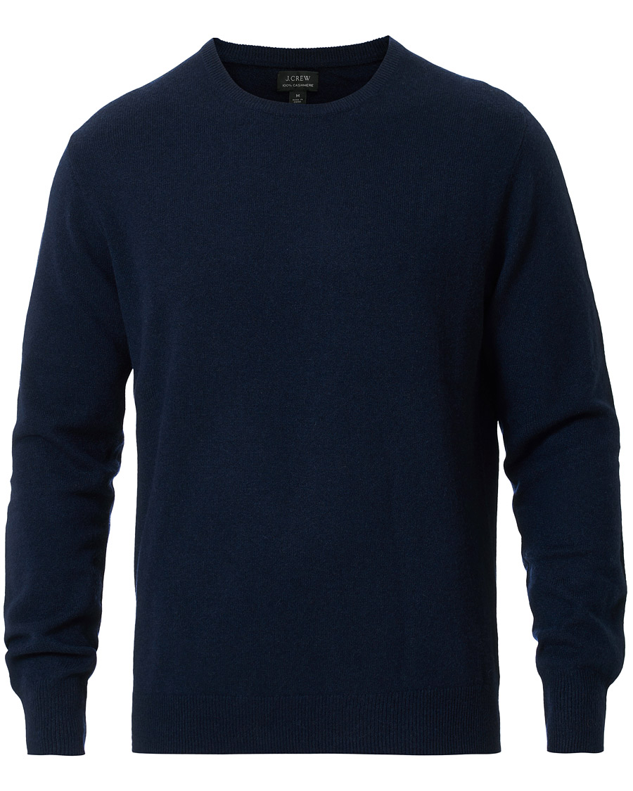 Herr | Tröjor | J.Crew | Cashmere Crew Neck Navy