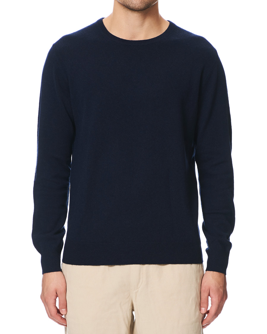 Herr | Tröjor | J.Crew | Cashmere Crew Neck Navy