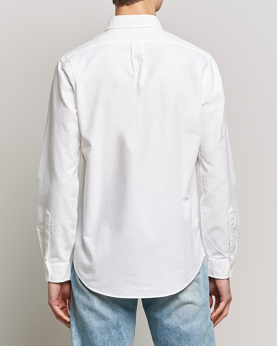 Herr | Skjortor | Polo Ralph Lauren | Custom Fit Garment Dyed Oxford Shirt White