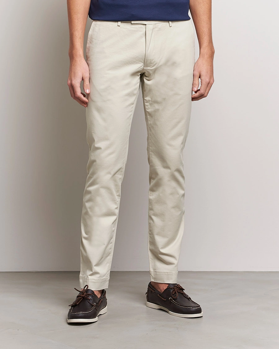 Herr | Byxor | Polo Ralph Lauren | Slim Fit Stretch Chinos Beige