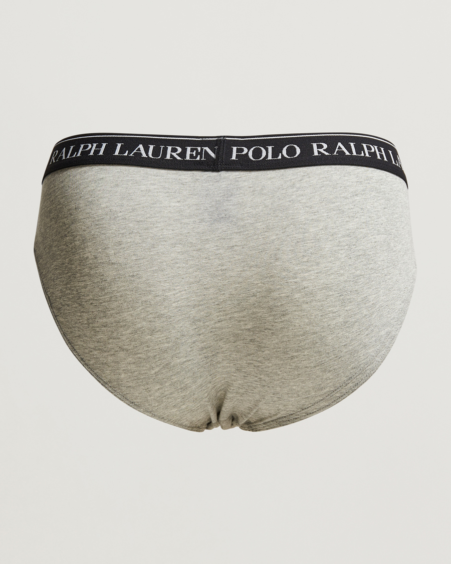 Herr | Briefs | Polo Ralph Lauren | 3-Pack Low Rise Brief Black/White/Grey