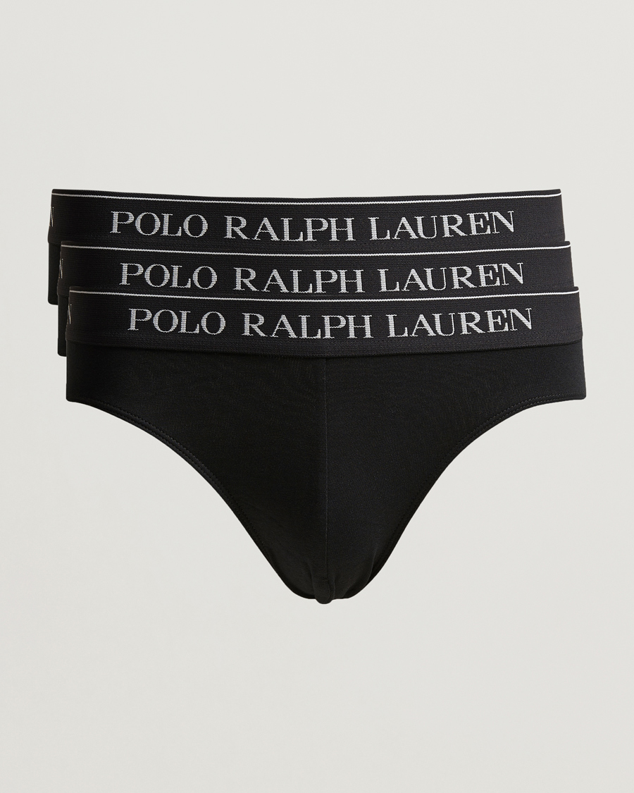 Herr | Underkläder | Polo Ralph Lauren | 3-Pack Low Rise Trunk Black