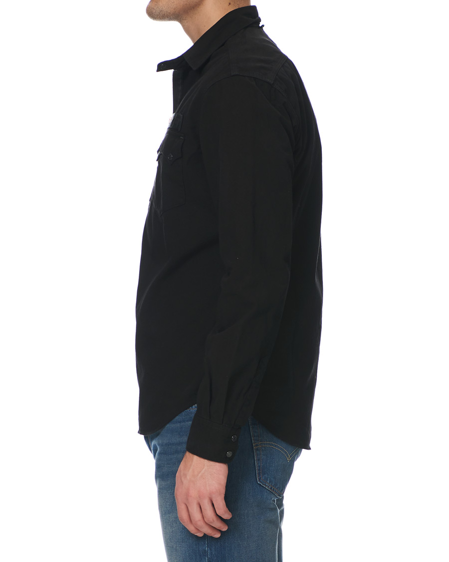Herr | Skjortor | Replay | Neymar JR Denim Full Zip Overshirt Black