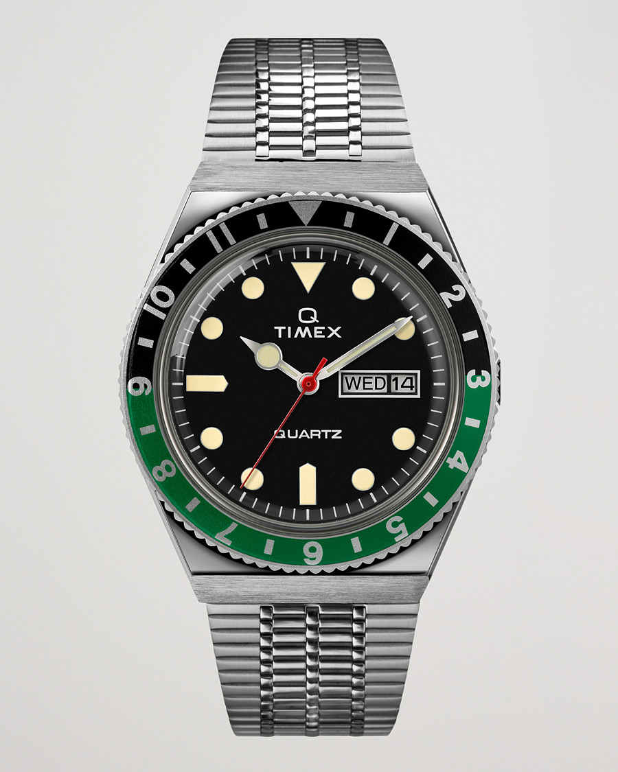Herr | Timex Q Reissue 1979 Black/Green | Timex | Q Reissue 1979 Black/Green