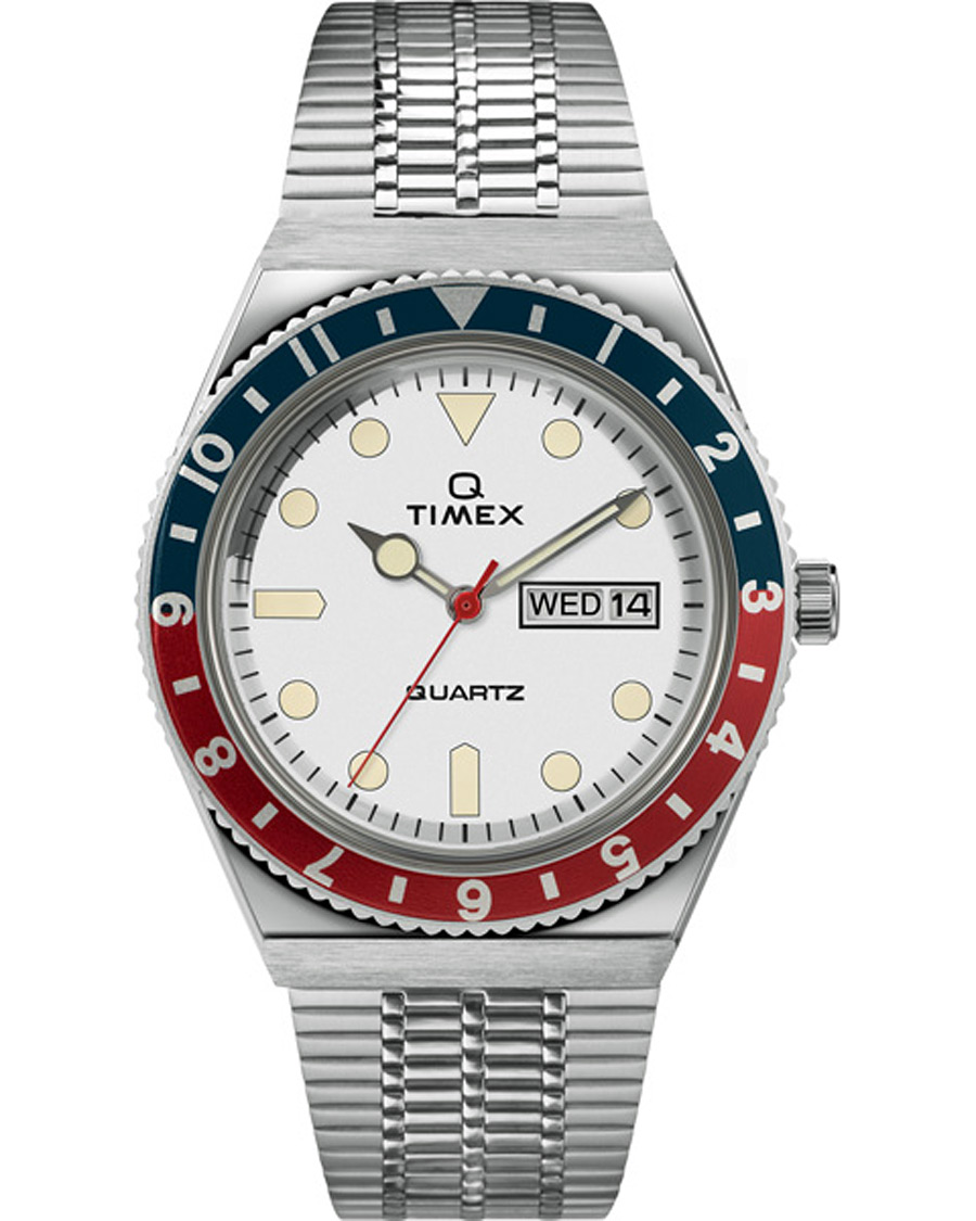 Herr | Timex Q Reissue 1979 Blue/Red White Dial | Timex | Q Reissue 1979 Blue/Red White Dial
