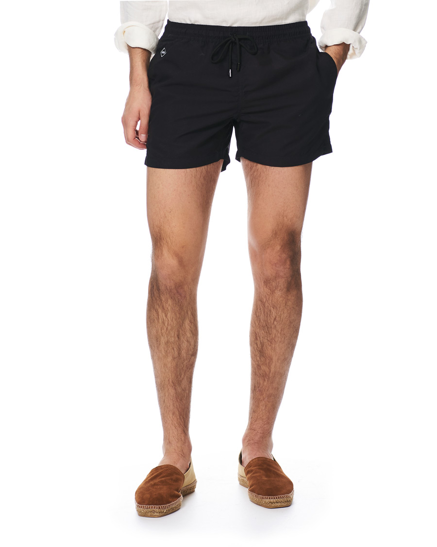 Herr | Badbyxor | NIKBEN | Plain Swim Shorts Black