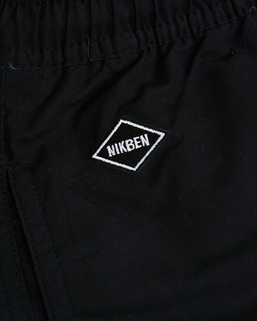 Herr | Badbyxor | NIKBEN | Plain Swim Shorts Black