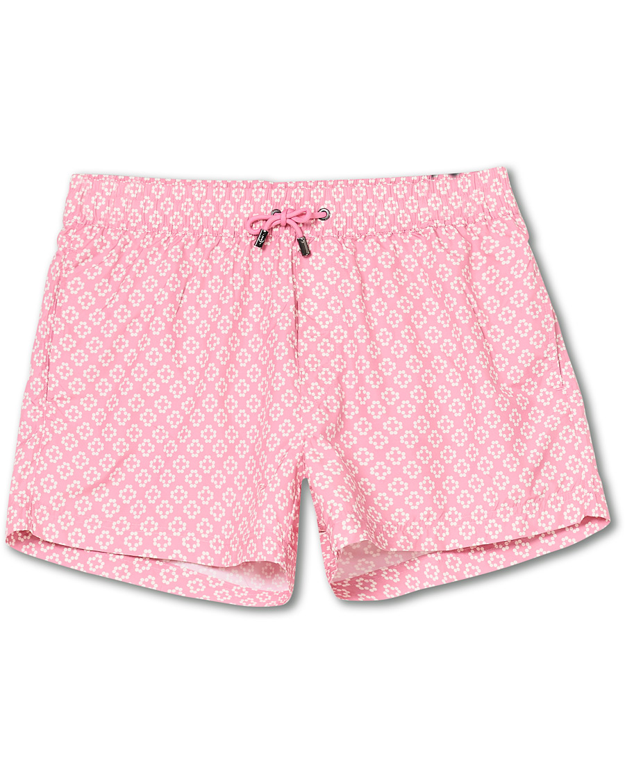 Herr | Badbyxor | NIKBEN | Studio Western Swim Shorts Pink/Off White