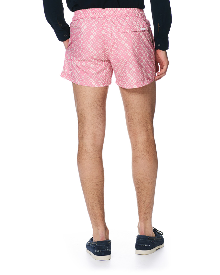 Herr | Badbyxor | NIKBEN | Studio Western Swim Shorts Pink/Off White