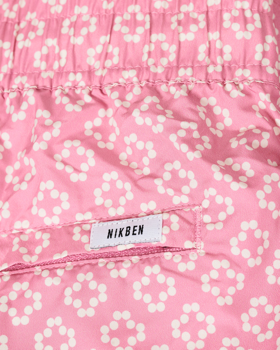 Herr | Badbyxor | NIKBEN | Studio Western Swim Shorts Pink/Off White
