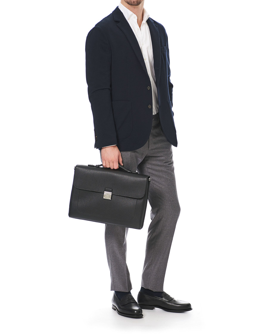 Herr | Montblanc MST Soft Grain Single Briefcase Black | Montblanc | MST Soft Grain Single Briefcase Black