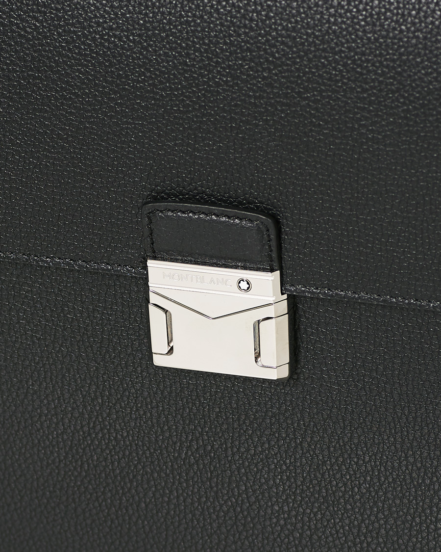 Herr | Montblanc MST Soft Grain Single Briefcase Black | Montblanc | MST Soft Grain Single Briefcase Black