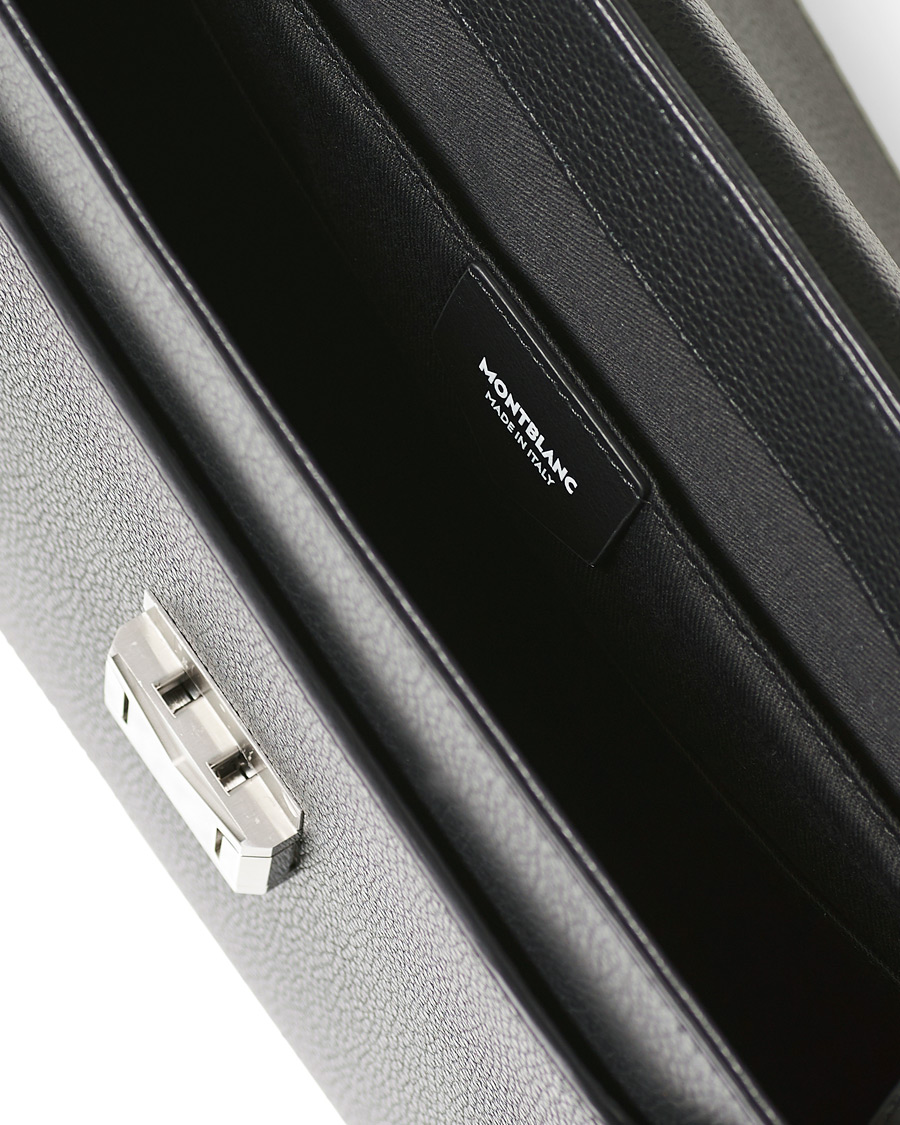 Herr | Montblanc MST Soft Grain Single Briefcase Black | Montblanc | MST Soft Grain Single Briefcase Black