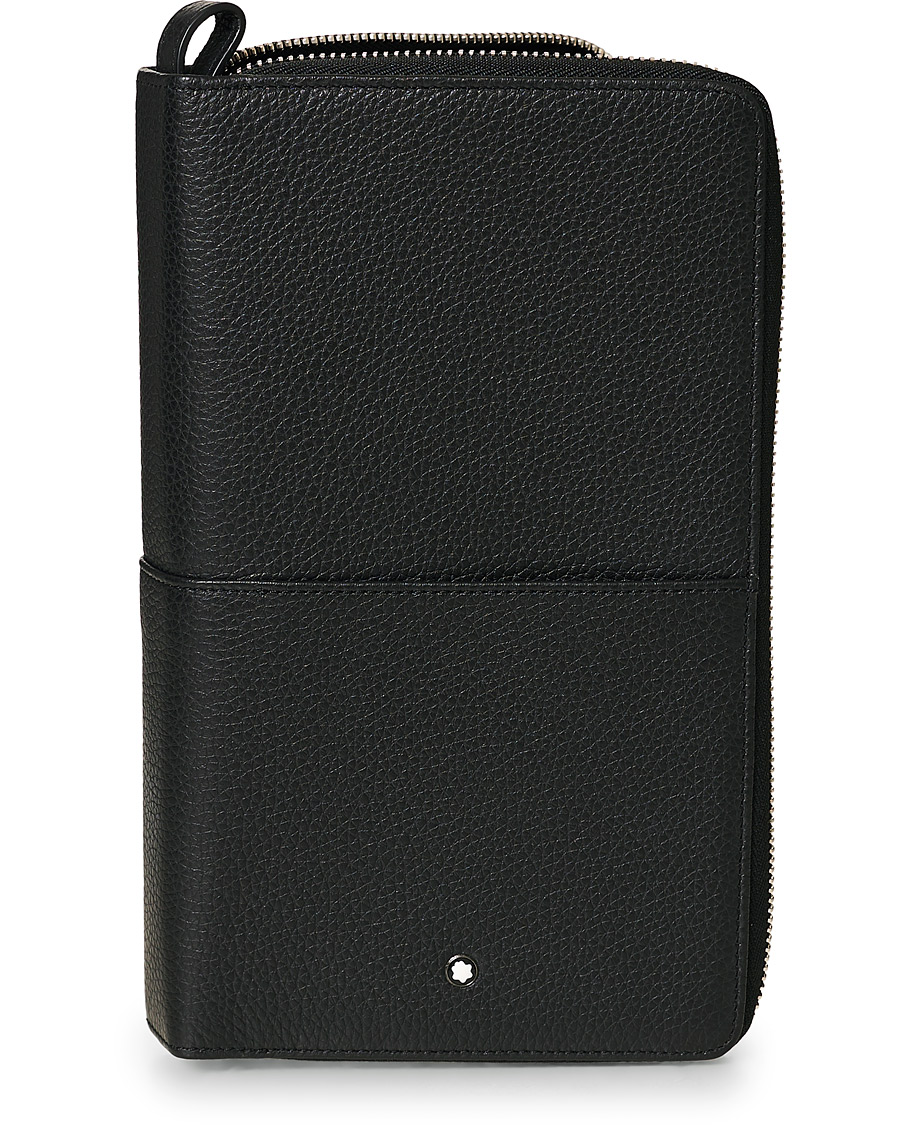 Herr | Montblanc MST Soft Grain Travel Wallet Black | Montblanc | MST Soft Grain Travel Wallet Black