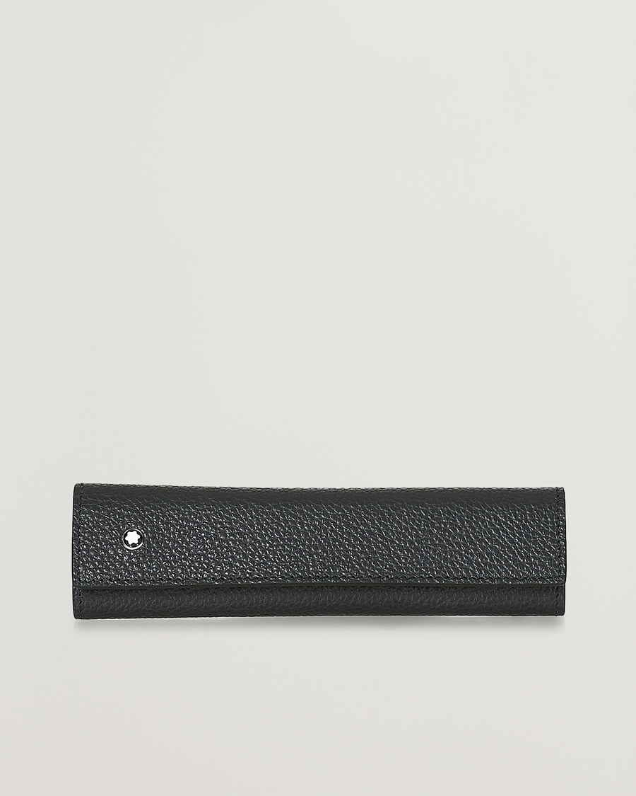 Herr | Montblanc MST Soft Grain 1-Pen Pouch Black | Montblanc | MST Soft Grain 1-Pen Pouch Black