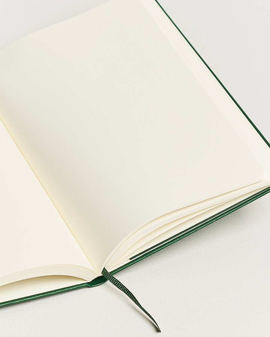 Herr | Anteckningsböcker | Moleskine | Plain Hard Notebook Large Myrtle Green