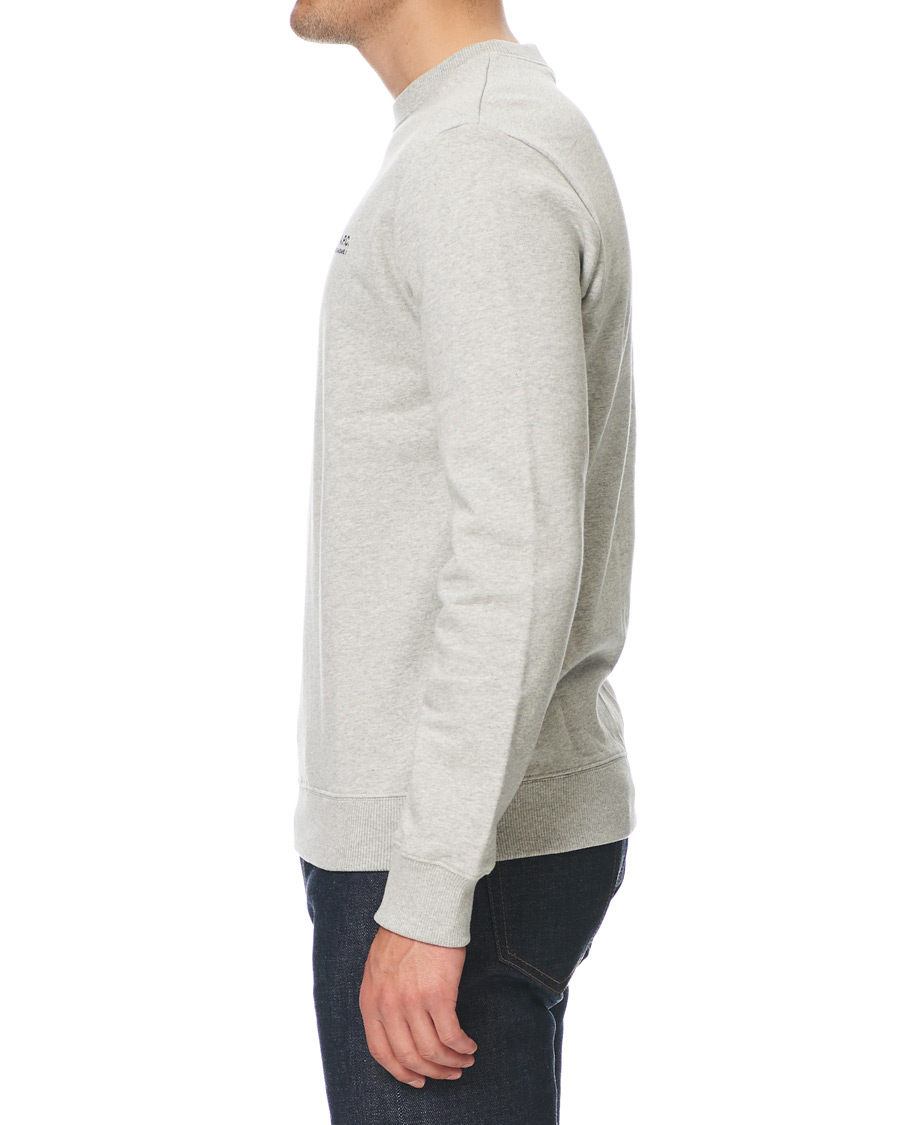 Herr | Tröjor | A.P.C. | Item Crew Neck Sweatshirt Heather Grey
