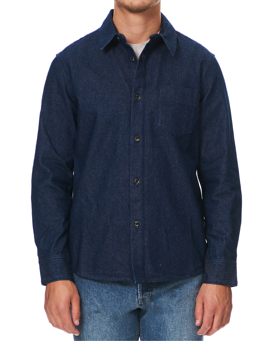 Herr | Skjortor | A.P.C. | Victor Denim Overshirt Indigo