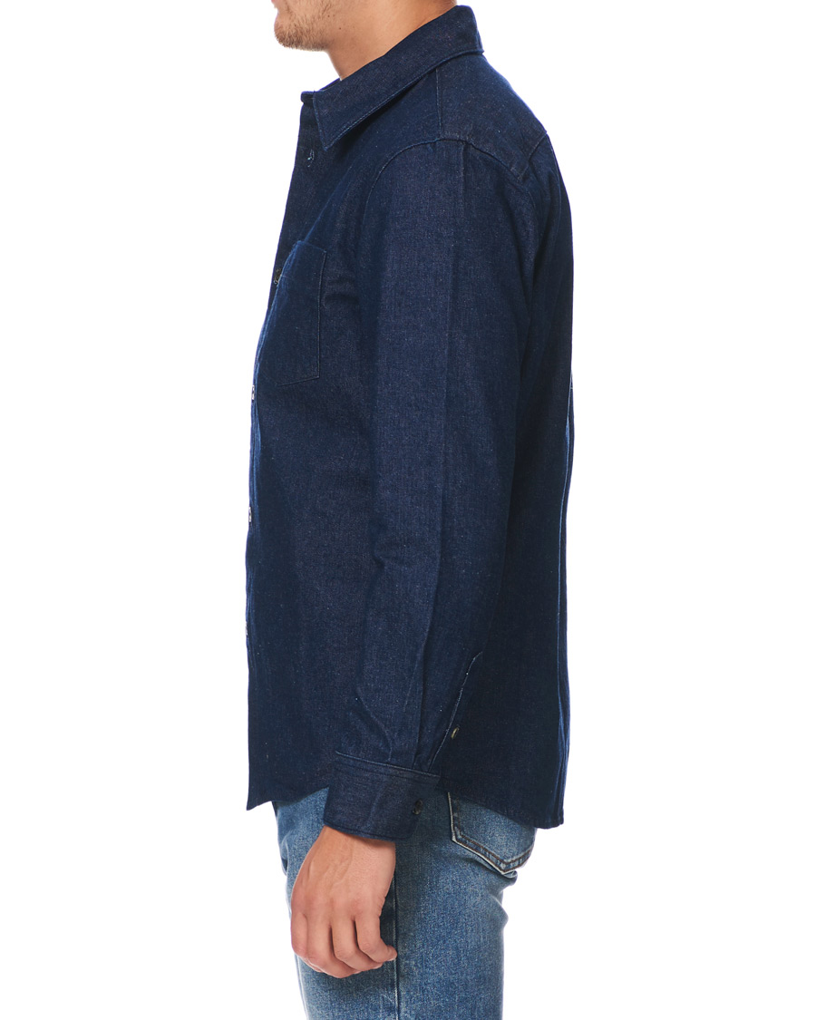 Herr | Skjortor | A.P.C. | Victor Denim Overshirt Indigo