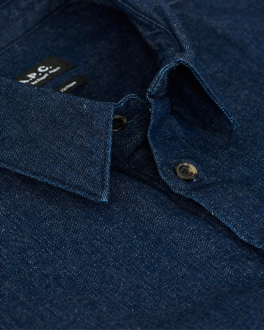 Herr | Skjortor | A.P.C. | Victor Denim Overshirt Indigo
