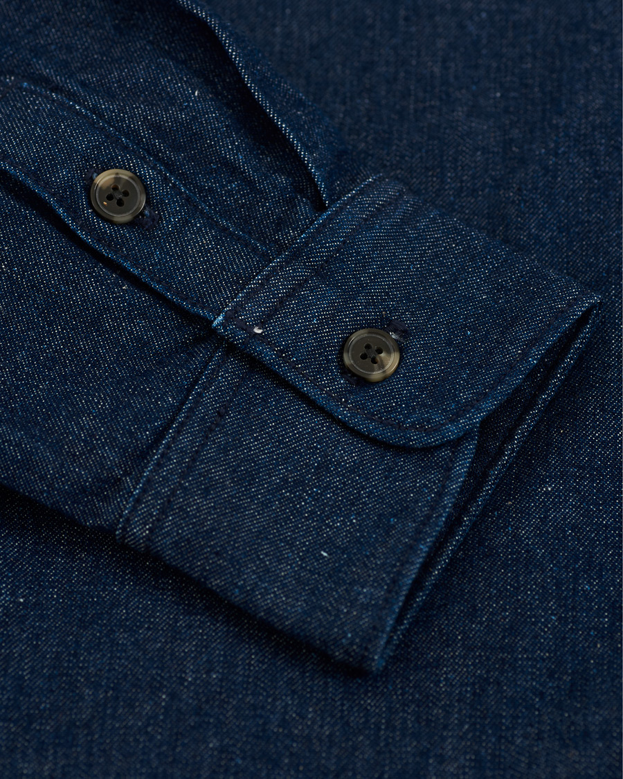 Herr | Skjortor | A.P.C. | Victor Denim Overshirt Indigo