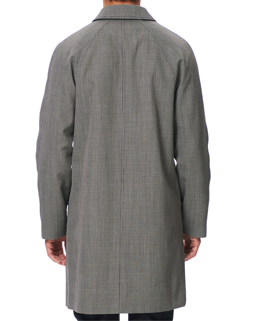 Herr | Jackor | A.P.C. | Houndstooth Mac Coat Light Grey