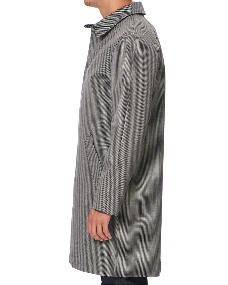 Herr | Jackor | A.P.C. | Houndstooth Mac Coat Light Grey