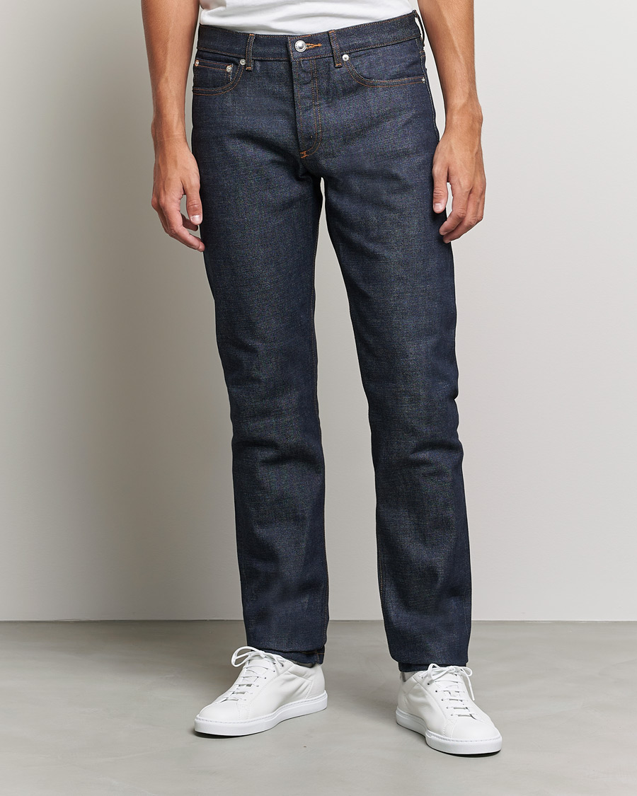 Herr | Blå jeans | A.P.C. | Petit Standard Jeans Dark Indigo